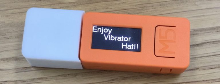 非公式M5StickC用  Vibrator Hat