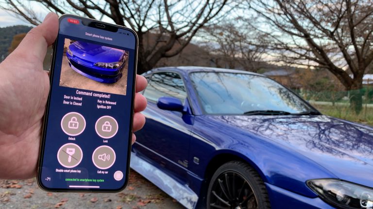 Smartphone key for silvia
